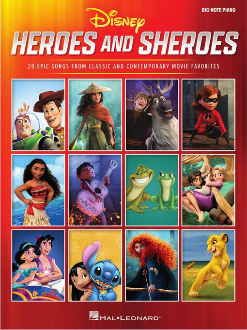 Title details for Disney Heroes and Sheroes for Big-Note Piano by Hal Leonard Corp. - Available